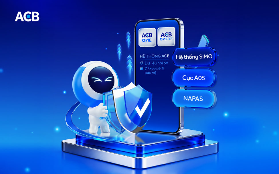 ACB cùng Vụ Thanh toán Ngân hàng Nhà Nước, Bộ Công An và NAPAS tăng cường bảo mật cho khách hàng  - Ảnh 1.