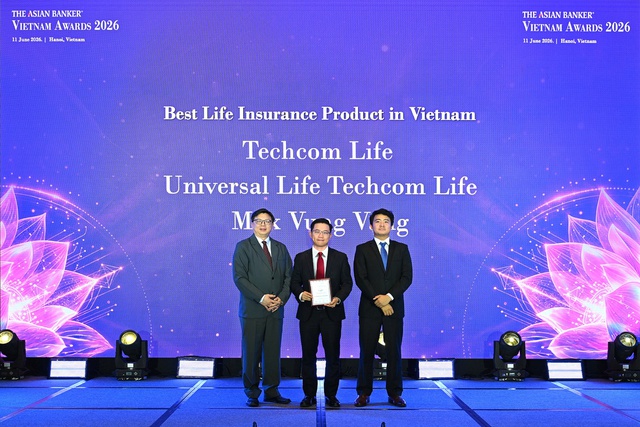 Techcombank và Techcom Life ghi dấu ấn đậm nét tại đấu trường châu lục với 3 giải thưởng từ The Asian Banker 2026- Ảnh 1.