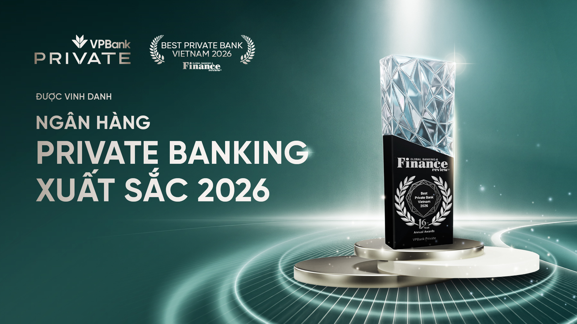 VPBank Private được vinh danh “Ngân hàng Private Banking xuất sắc năm 2026” - Ảnh 1.