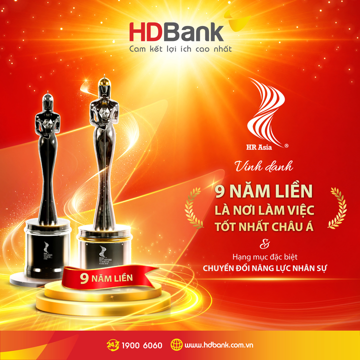 HDBank - ngân hàng duy nhất 9 năm liên tiếp là 'Nơi làm việc tốt nhất châu Á'- Ảnh 2.