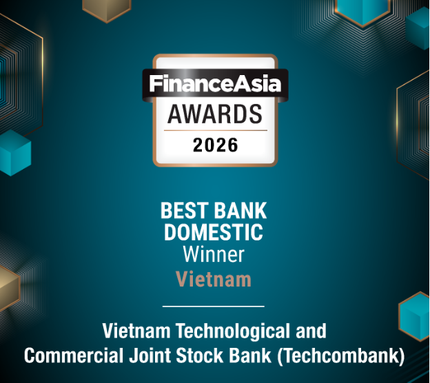 Techcombank lập kỷ lục 4 năm liên tiếp được vinh danh Ngân hàng tốt nhất Việt Nam bởi FinanceAsia - Ảnh 1.
