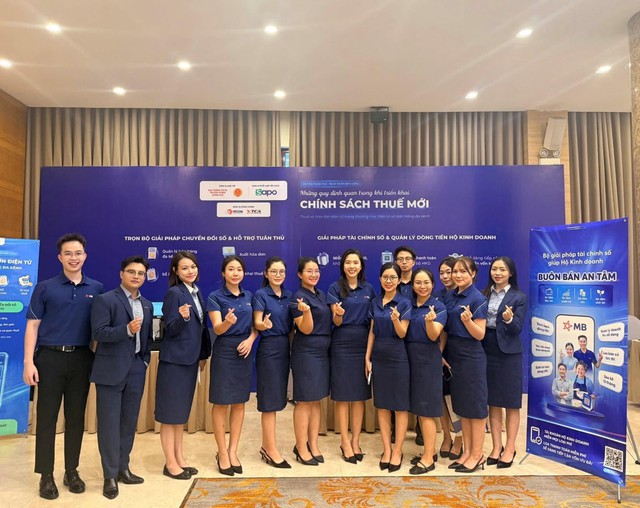 MB đồng hành cùng hộ kinh doanh trước những quy định thuế mới - Ảnh 1.