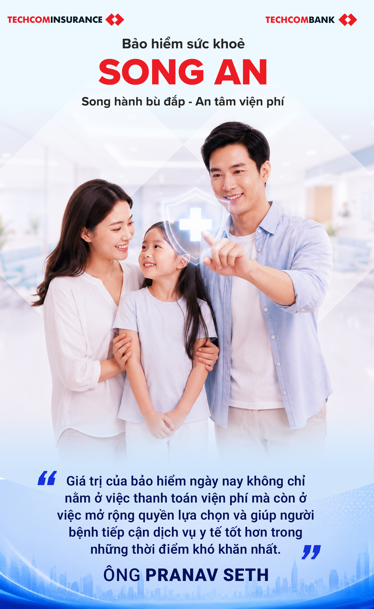 Chủ tịch Techcom Insurance Ông Pranav Seth: Bảo hiểm bổ sung là mảnh ghép quan trọng để hoàn thiện hệ thống bảo vệ sức khỏe toàn dân - Ảnh 6.