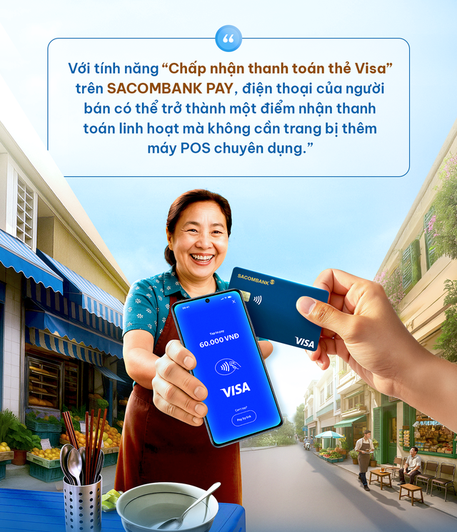 Điện thoại trong tay, linh hoạt nhận thanh toán cùng SACOMBANK PAY - Ảnh 2.