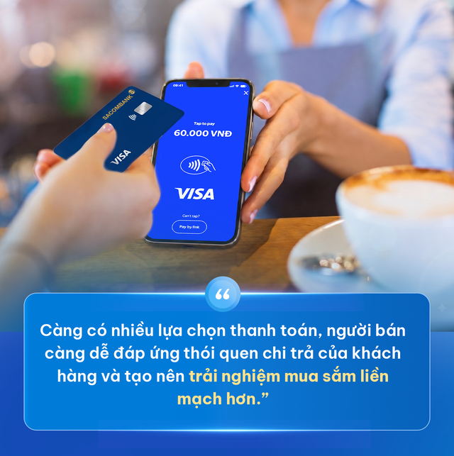 Điện thoại trong tay, linh hoạt nhận thanh toán cùng SACOMBANK PAY - Ảnh 4.