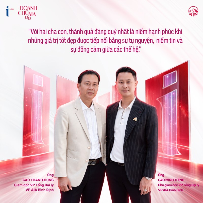 Bản lĩnh mở lối, di sản tiếp nối: Câu chuyện của những doanh chủ tại AIA Việt Nam - Ảnh 1.