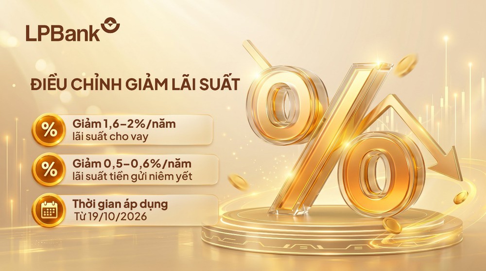 LPBank điều chỉnh hạ lãi suất huy động và cho vay tại nhiều kỳ hạn sau chỉ đạo Chính phủ - Ảnh 1.
